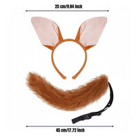 Animal Ear Headband Furry Texture Soft Animal Ears Soft and Comfortable