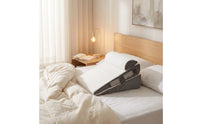 3 Pieces Wedge Pillow Set Quilted Cover Memory Foam Wedge Pillow Sloped Design