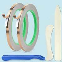 5 Pieces Stained Glass Foiling Tape for Paper Circuits, Crafters