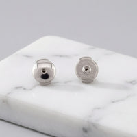 Earring Backs with Disc 8mm Jewelry Findings Comfortable