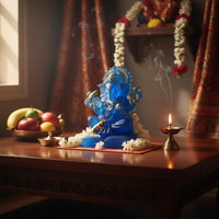Elephant Deity Statue Symbol of Good Fortune Lord Elephant Deity Statue Idol Ganpati Idol Detailed Craftsmanship