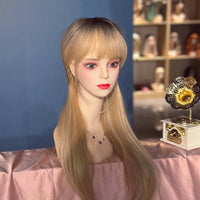 Mannequin Head with Shoulders Smooth for Hair Stylists