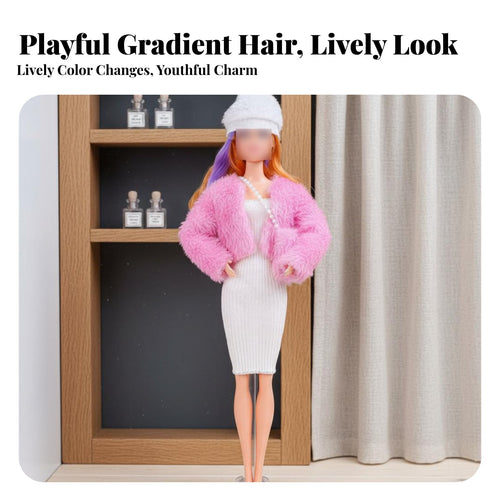 4 Pieces 11 Inch Doll Clothes Complete Look 4 Piece Doll Outfit Stylish Design Miniature Outfits for Girls, Kids