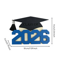 Class of 2026 Currency Holder Keepsake Graduation Cap Currency Box Tassel Accent