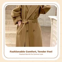 Wool Coat Belt, One Size Fits Most, Deep Rose, Outdoor