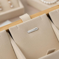 8 Slot Necklace Tray Scratch Protection Pendant Holder Jewelry Tray Easy to Clean Accessory Storage for Countertop, Boutique
