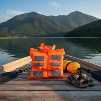 Life Jacket Wide Application Work Life Vest High Visibility for Kayaking, Adults