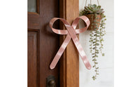 Metal Bow Clip Shiny Finish Metal Ribbon Bow Decoration Lightweight