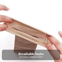 5 Pieces All-Season Wear Below Knee Amputee Sock Skin-Friendly Cotton Prosthetic Sock Sweat Absorbing for Amputees