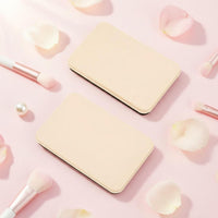 Empty Eyeshadow Palette Portable Refillable 2-Pan Palette Lightweight for Travel