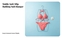 Rust-Proof Swimsuit Hanger Professional Quality Swimsuit Display Hanger 360° Rotating Hook for Boutique Owners, Retail Shop, Shop Window