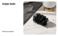 Ruffled Textile Grip Fastener Airy-Like Shape Floral Scrunchie Fastener Flower Hair Grip Elegant Design Large Floral Updo Holder