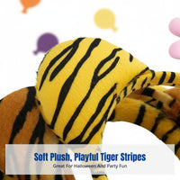 Event Theme Children Tiger Headband Plush Animal Ears Party Costume Accessory