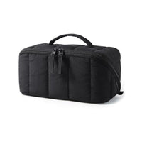 Travel Cosmetic Bag Two-Way Zippers Top Handle Travel Makeup Organizer