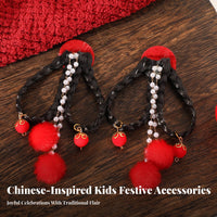 DIY Chinese Fan Applique Creative Design Hair Accessory Craft Material for Artisan S, Parents, Crafting, School Activities, Home
