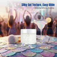 Glow Gel, Crystal Accents, Mermaid Makeup Set, Face Skin, Carnival