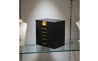 6-Layer Jewelry Box Sturdy Construction Multi-Layer Accessory Holder for Women