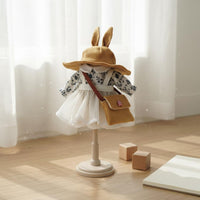 OB11 Doll Outfit Hare Ear Hat BJD Clothing Set Kindergarten for Hobbyists, Display