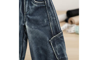 Female Figure Denim Trousers Handmade 1/6 Scale Doll Jeans 12 Inch Figure Casual Pants for Collectors, Hobbyists