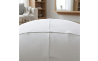 Long-Fleece Flocked Inflatable Sofa White Lounging Inflatable Sofa Padded Air Couch PVC Base