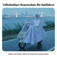 Electric Scooter Raincoat Windproof Electric Scooter Rain Poncho for Commuting