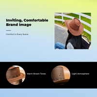 Wide Brim Sun Hat, Breathable, Unisex, Hiking, Summer