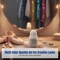 Sparkle Gel Face Skin Hair Jelly Sequins, Event, Stage Makeup
