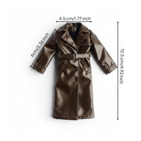 Doll Trench Coat Easy to Wear 1/12 Trench Coat