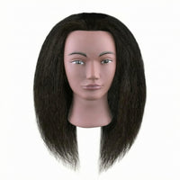 Hairdressing Practice Mannequin Head Waving Salon Training Tool Can Be Curled for Hairdressers, Beauty School
