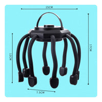Tentacle Head Massager Compact Electric Head Massager Portable