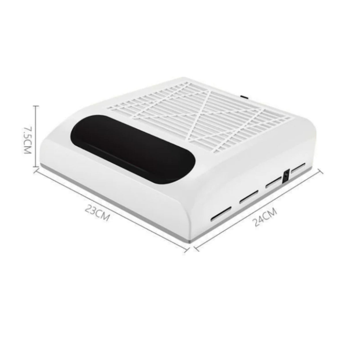 Nail Dust Collector Low Noise Manicure Dust Extractor Reusable Filter