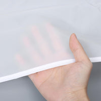 2 Pieces PEVA Garment Cover Semi-Transparent Waterproof Hanging Clothes Bag