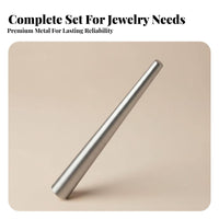 Multi-Scale Measurement Band Sizer Gauge High Precision Band Sizing Mandrel Accurate Sizes for Jewelers, Craft Studio, Home, Online Shopping