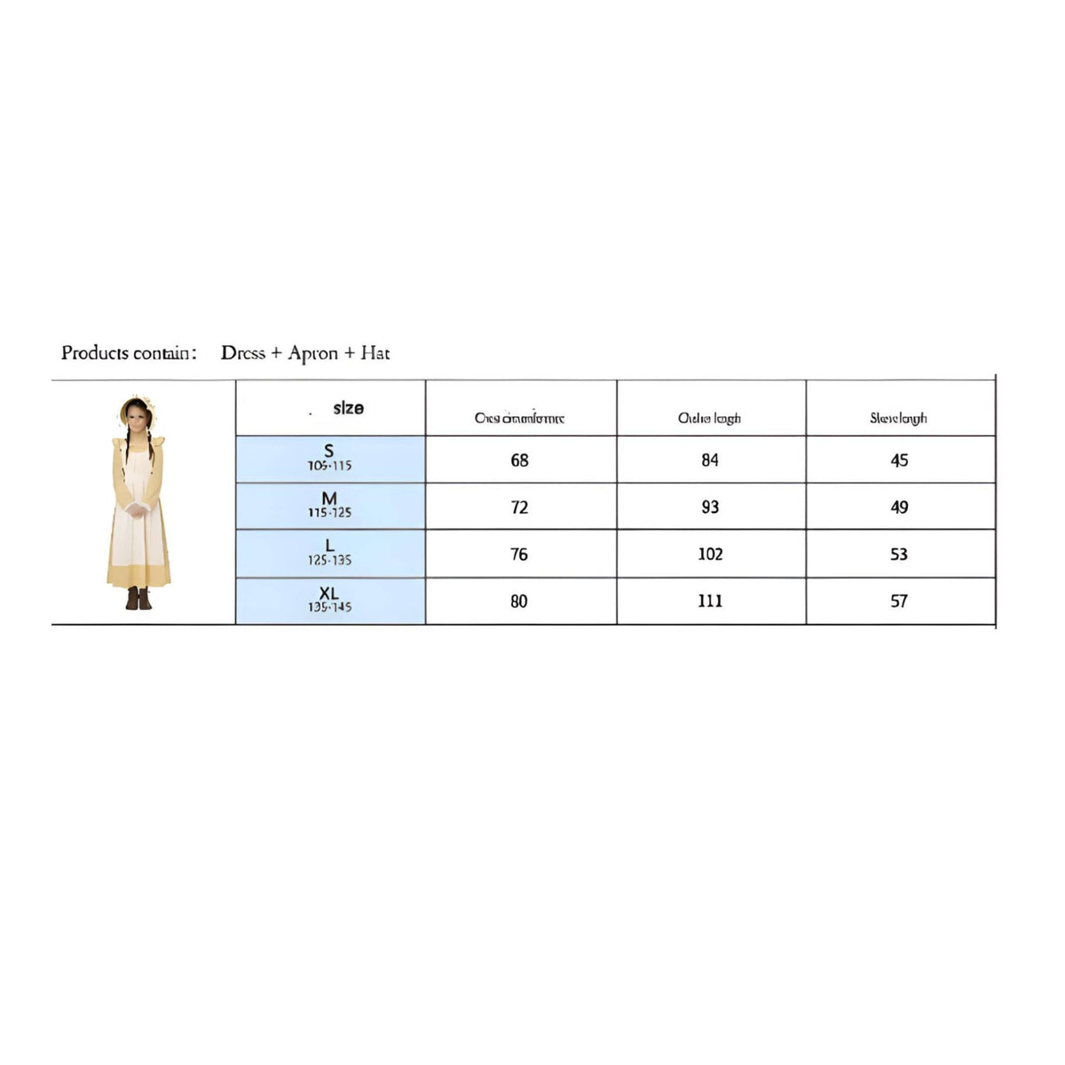 Farm Girl Dress Halloween Farm Boy Costume School Play for Children