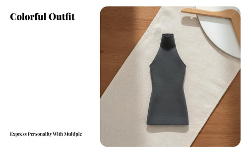 1/6 Scale Backless Dress formFitting Fit 1/6 Scale Female Dress Material Sleeveless Figure Clothing for Collectors, Hobbyists, Photography
