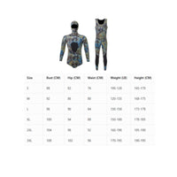 Two-Piece Wetsuit Flexible Fit 3 Mm Wetsuit Set Stretchy for Surfers