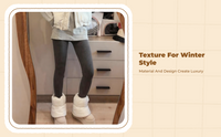 Winter Socks, Thick Leg Warmers for Women, Outdoor Activities, Khaki, Warm