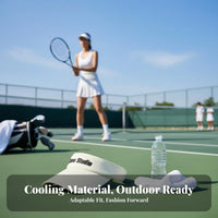Protection Vented Top Sun Hat UPF 50+ Vented Top Sun Visor Breathable for Golfers, Runners, Beach, Travel