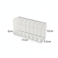 Vanity Organizer Tray Space Saving Narrow Slot Makeup Rack Multifunctional Counter Shelf for Dresser