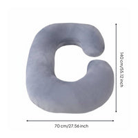 Side Pillow Detachable Bedding Accessory Soft Velvet Material for Women