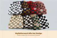 Unisex Winter Beanie Thick Knit Hat Warm Relaxed Style