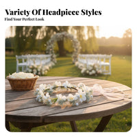 Children Princess Crystal Flower Headband, Floral Girl Performance Hairpiece, Sweet Elegant Design, Multiple Styles