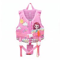 Adjustable Buoyancy Vest Secure Fit Children's Swim Vest Quick-Dry for Drifting