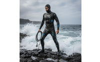 Heat Retention Split Wetsuit Flexible Thermal Wetsuit Stretchy Fit Thermal Diving Suit Breathable Cell Lining for Professionals, Freediving, Snorkeling, Surfing
