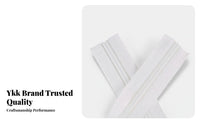 Outdoor-Ready No. 5 Continuous Coil Zipper Tape Cut-to-Size Zipper Roll Kit Long-Lasting Slide Fastener Effortless Glide for Fashion Designers, DIY Enthusiasts, Tent Manufacturing, Garment Production, Clothing Alteration, Craft Projects