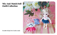 OB11 Doll Dress Summer Design Ob11 Doll Outfit Cute Design 1/12 Scale BJD Outfit