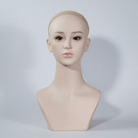 Realistic Mannequin Head Lifelike Mannequin Bust Polished Surface for Cosplay
