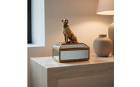 Gold Leopard Jewelry Box Mirror Finish Mirrored Jewelry Box Luxury Look