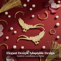 Alloy Mythical Avian Crown Finding Ancient Design Traditional Chinese Hair Accessory Part DIY Hair Crown Accessory Intricate