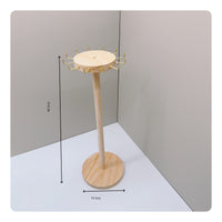 Wood Chain Holder Wooden Chain Display Organizer Multi-Hook Design